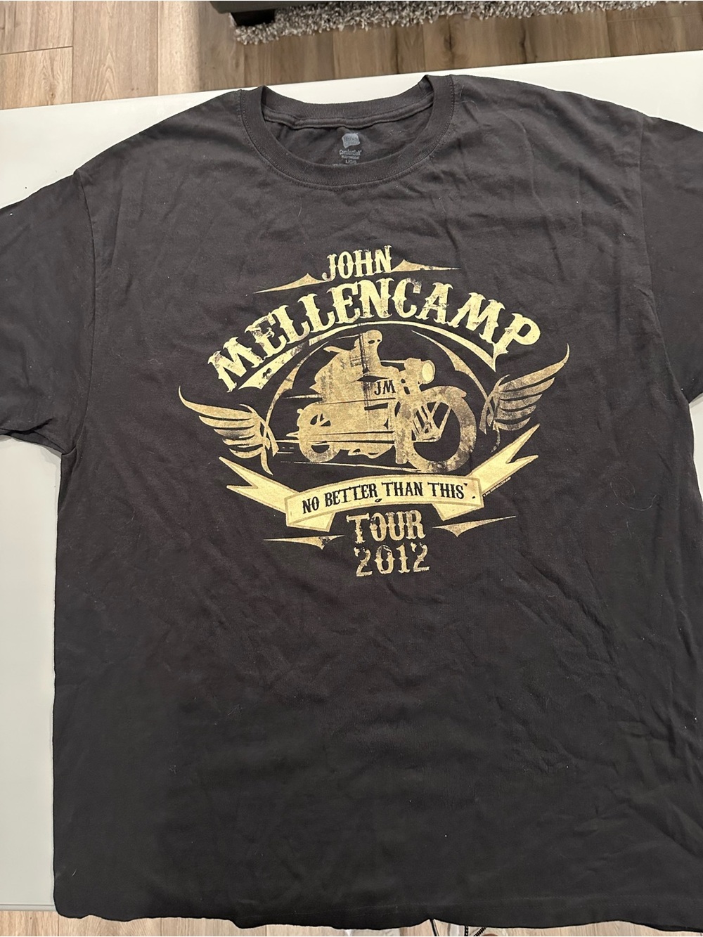 John cougar mellencamp 2012 tour concert L Harley Indian motorcycle
